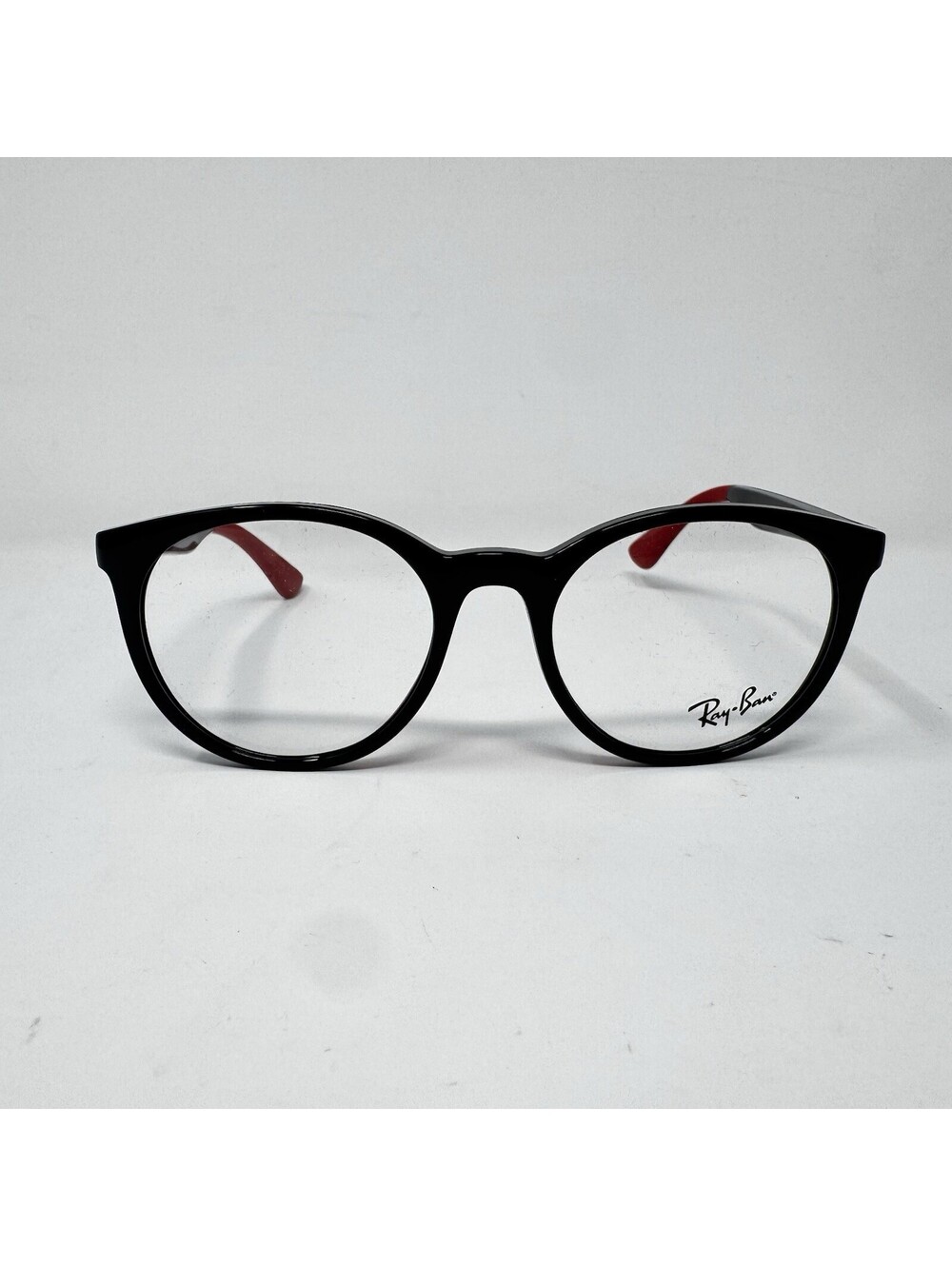 Ray-Ban RB1628 3928 Junior Black Red Eyeglass Frames 48-17-135 New